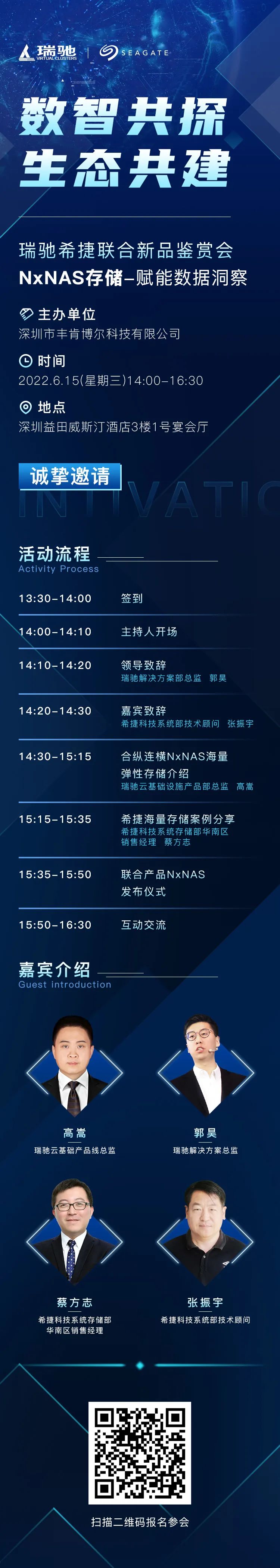 邀請函 | 瑞馳希捷聯(lián)合新品鑒賞會，誠邀您蒞臨